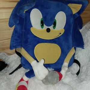 Blue Sonic Character Backpack